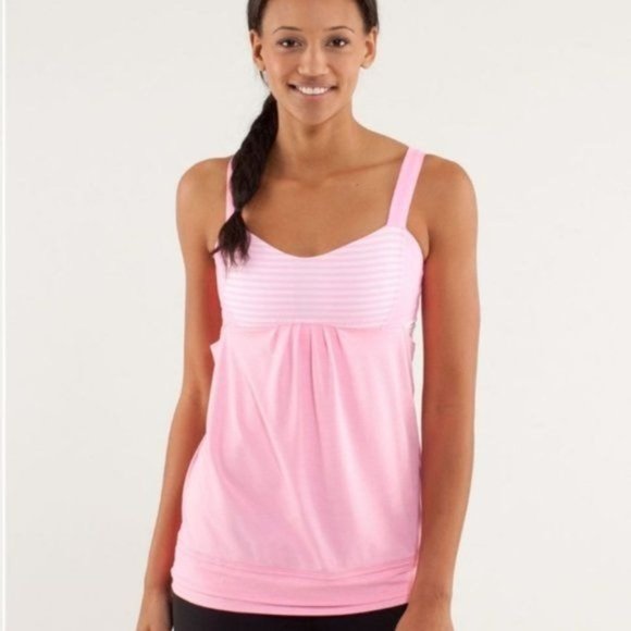 lululemon athletica Tops - Lululemon Run: Back on Track Tank - Paris Pink